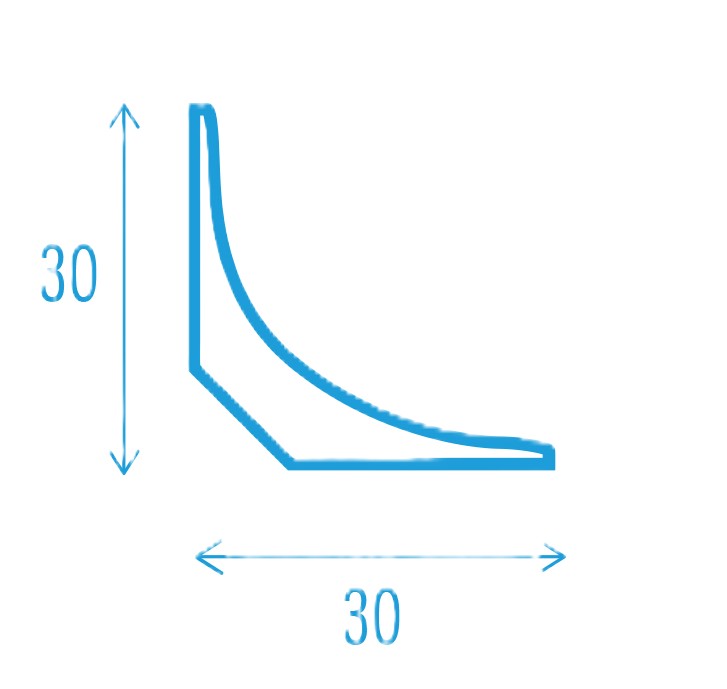 Polyprofil, Lietrz, Korte MSP Schanz Hohlkehlen, Hohlkehlenprofil