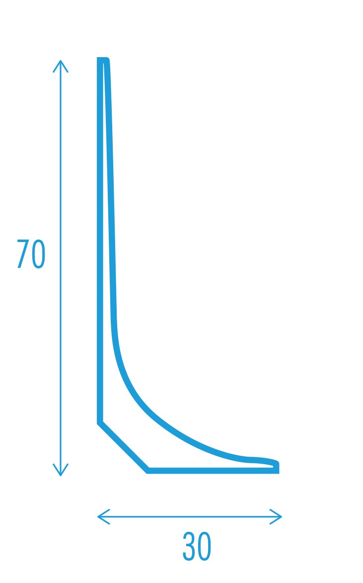 Polyprofil, Lietrz, Korte MSP Schanz Hohlkehlen, Hohlkehlenprofil