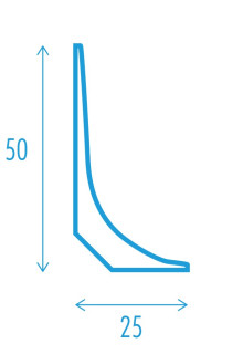 Preview: Polyprofil, Lietz, Korte MSP Schanz Hohlkehlen, Hohlkehlenprofil, Iris Reimann