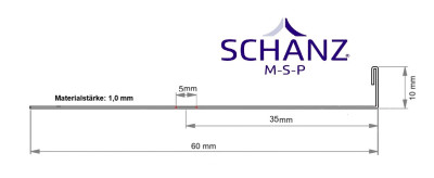 MSP Schanz, Bauprofile, Balkonabschlussprofil-Terrassenabschlussprofil-MSP-Schanz-Tropfleiste-Dreiecksprofil-Tropfkante-Tropfkanten-Tropfkantenprofil, Gottschalk, Bema, Steinteppichprofil, Usta