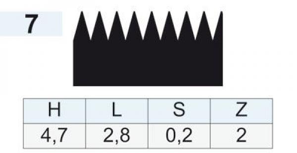 Zahnleiste 07 (VE12)